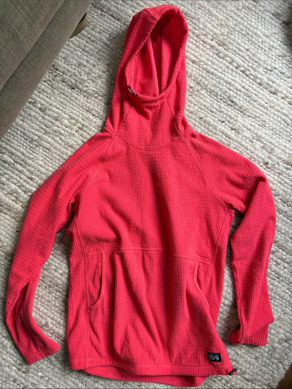 Mountain Hardwear Women's Hooded Thermal Pullover Sweater - Bright Coral